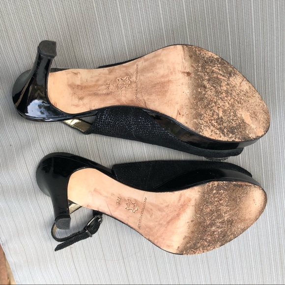 Antonio Melani Black Evening Heels - Picture 4 of 5